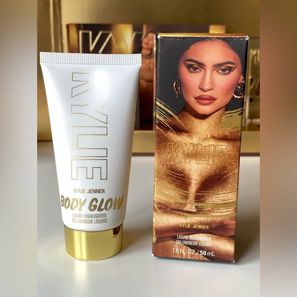 RARE! 24k Golden Birthday Collection Kylie Cosmetics PR Box Eyeshadow Lipstick - Picture 9 of 16